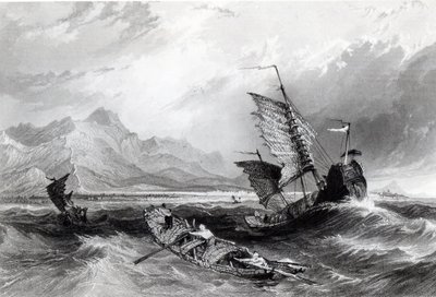 Termination of the Great Wall of China, Gulf of Pecheli, from 
